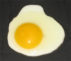 Runny yolks may present a health hazard